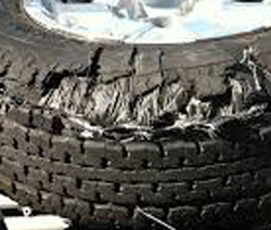 hot weather tire blowout