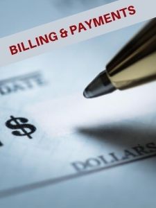 billing and payment info